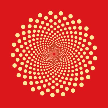 Şekil noktalı soyut. Vektör tasarım öğesi