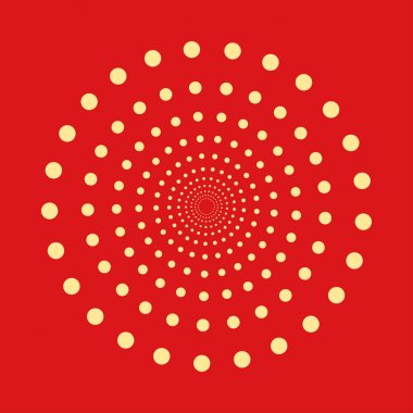 Şekil noktalı soyut. Vektör tasarım öğesi