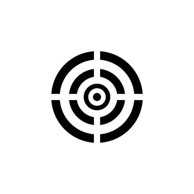 Siyah hedef simgesini.