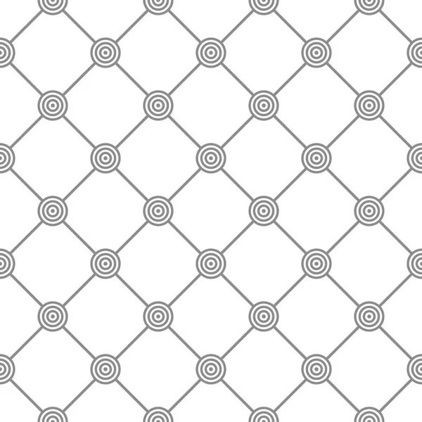 Patrón geométrico vectorial con círculos - sin costuras . — Archivo Imágenes Vectoriales