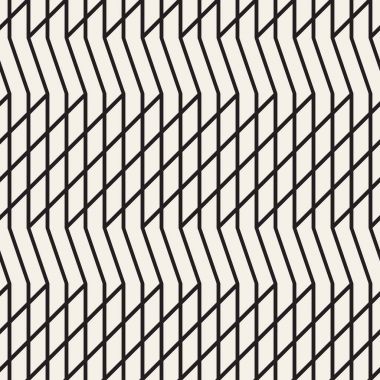 Zikzak çizgiler geometrik seamless modeli.