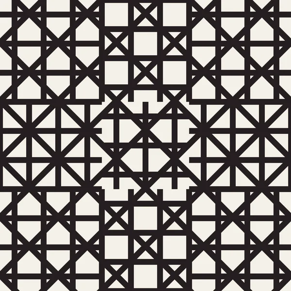 Zickzack-Linien geometrisches nahtloses Muster. — Stockvektor