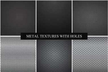 Delikli metal dokular topluluğu.