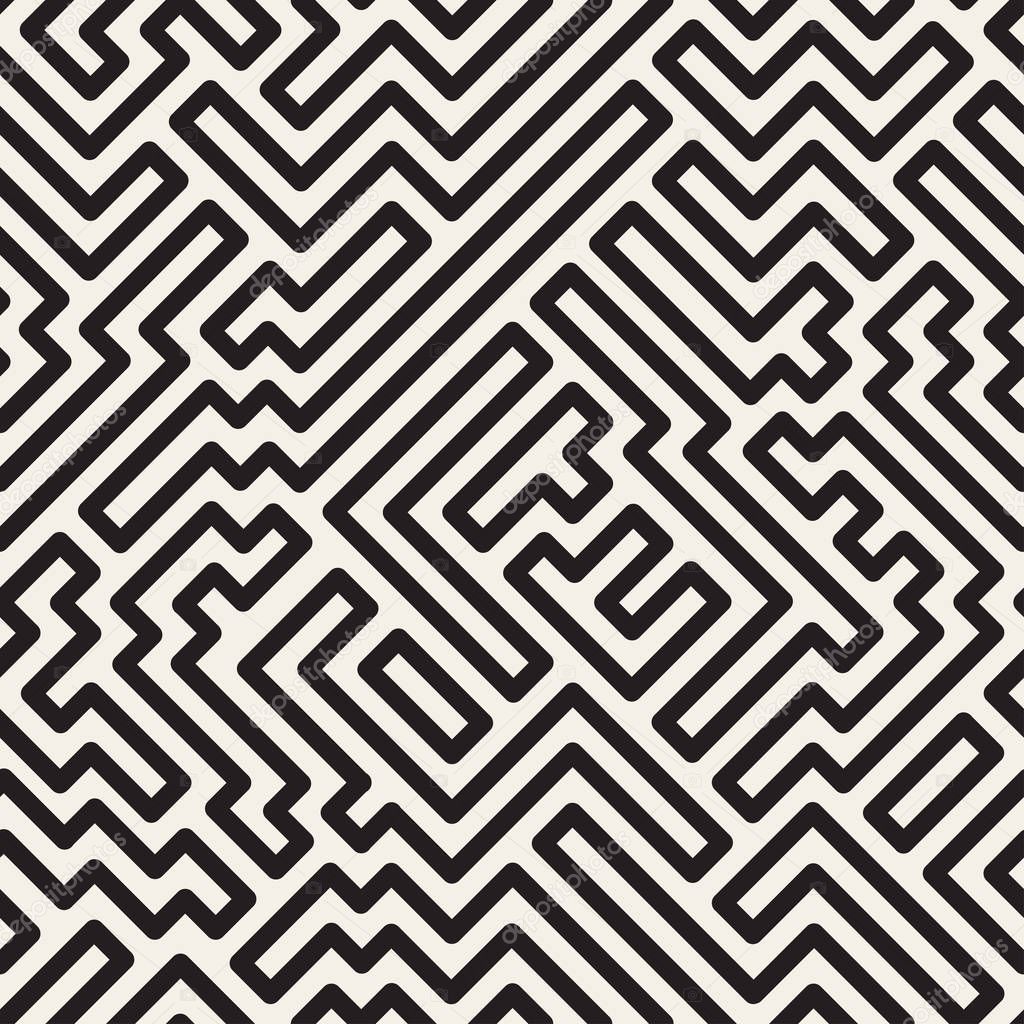 Striped seamless geometric pattern. Digital background.