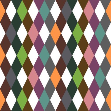 Geometrik seamless modeli - kiremit renk doku.