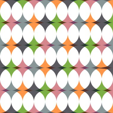 renkli kesintisiz geometrik desen.