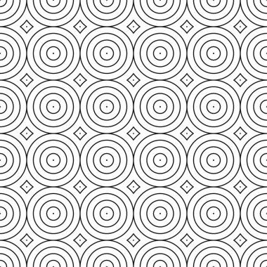 Kesintisiz geometrik dekoratif desen. Minimalist tasarım.