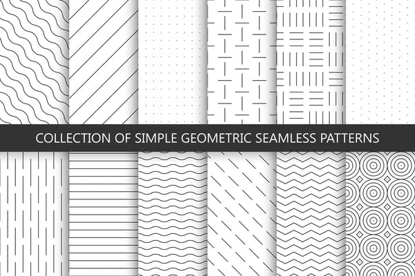 Kesintisiz geometrik minimalist desen koleksiyonu.