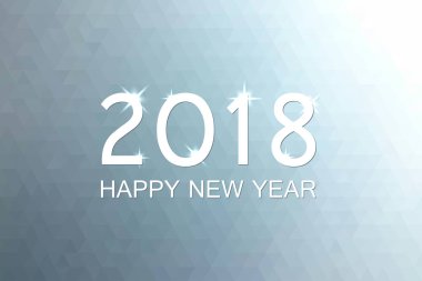 Mutlu yeni 2018 yıl arka plan. Noel afiş, kart.