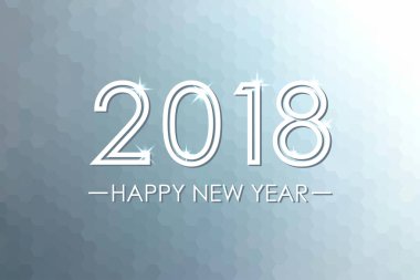 Mutlu yeni 2018 yıl arka plan. Noel afiş, kart.