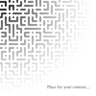 Arka plan geometrik - teknoloji tasarım. Siyah dijital modeli