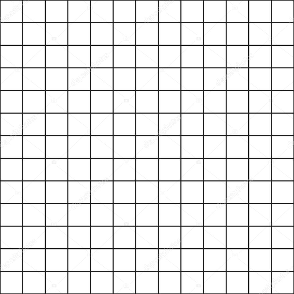 Vector seamless chekered pattern. Simple square background