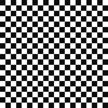 Vektör kesintisiz geometrik desen. Siyah ve beyaz mozaik kareler