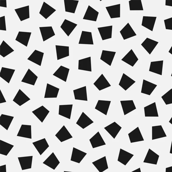ベクトルシームレスなシンプルなパターン。ランダムに処理された多角形と現代的なスタイリッシュなテクスチャ。抽象的なミニマリズムの背景を繰り返す。トレンディヒップスター｜print — ストックベクタ