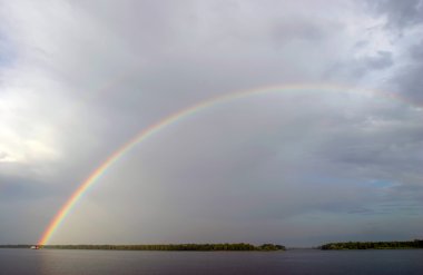 sabah yağmur sonra gökkuşağı