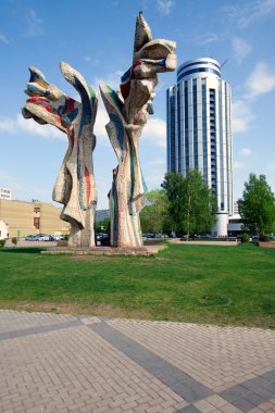 Boulevard meraklıları baharda Naberezhnye Chelny