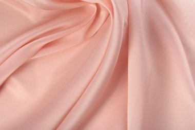 pembe şifon kıvrımlar