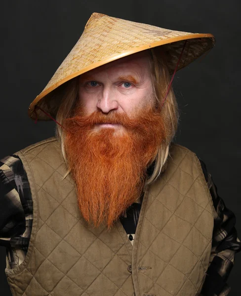 Hombre con barba roja — Foto de Stock