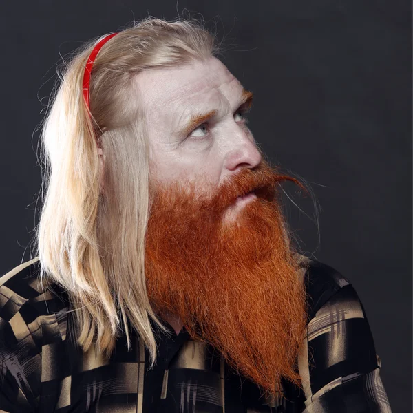 Man with a red beard — Stock Photo, Image