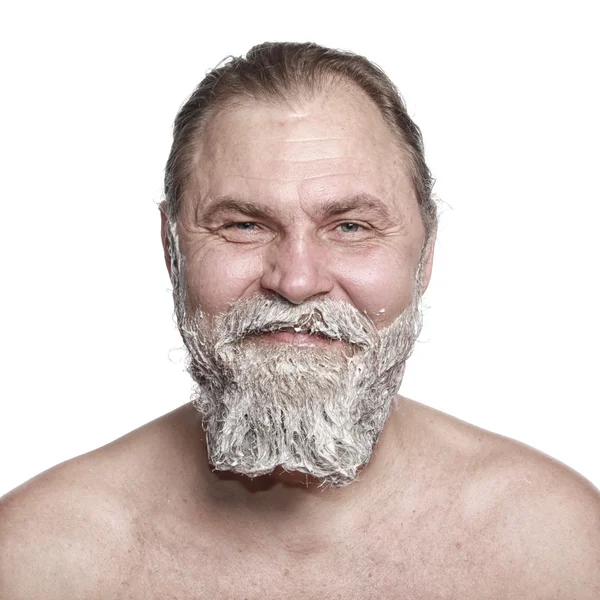 Man color a beard — Stock Photo, Image