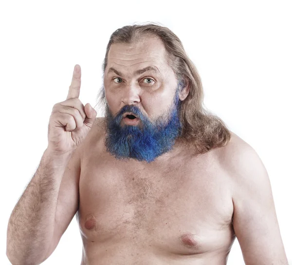 Retrato de Barba Azul — Foto de Stock