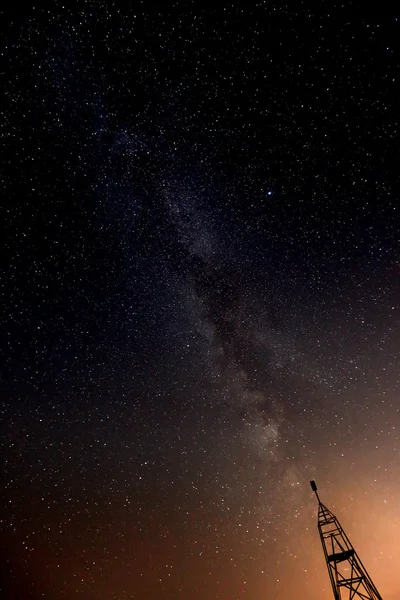 Cerul înstelat de noapte — Fotografie, imagine de stoc