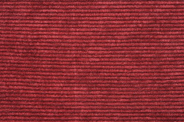 Texture burgundy corduroy — Stock Photo, Image