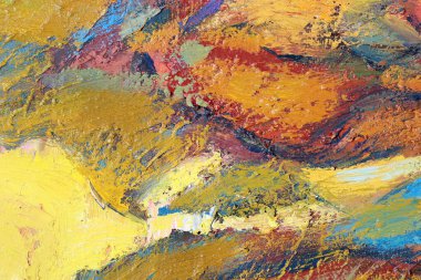 bir sanatçının paleti