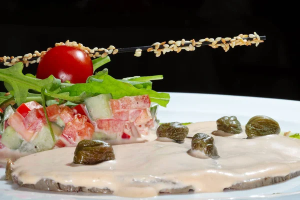 Gastronomische salade — Stockfoto
