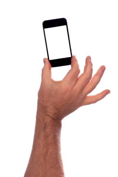 Telefon w ręku — Zdjęcie stockowe