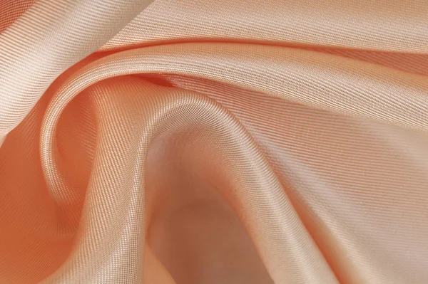 Peach fabric — Stock Photo, Image