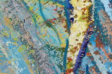 bir sanatçının paleti