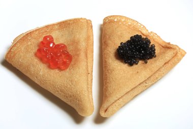 havyar ile Pancakes