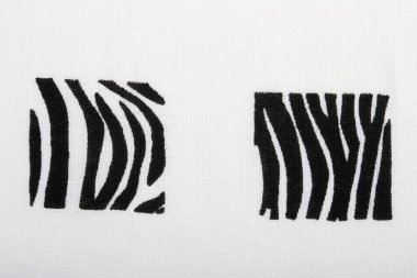 Zebra desenli kumaş