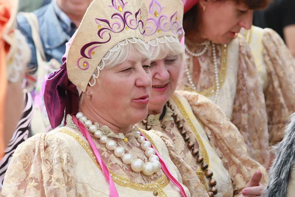 Yelabuga Rusland Augustus 2014 Jaarlijkse Spasskaya Fair Shishkin Ponds Yelabuga — Stockfoto