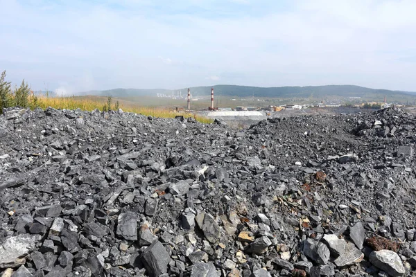 Grubenbergbau Sommer Karagajsky Karriere Bergbau Magnesit — Stockfoto