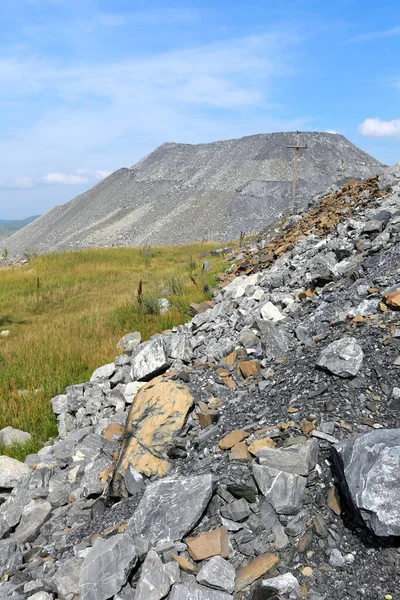 Minería Hoyos Verano Karagaysky Carreras Minería Magnesita — Foto de Stock