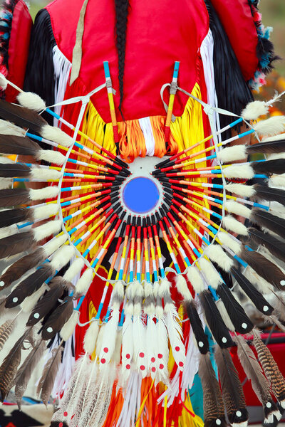 close-up element costume Injun feather