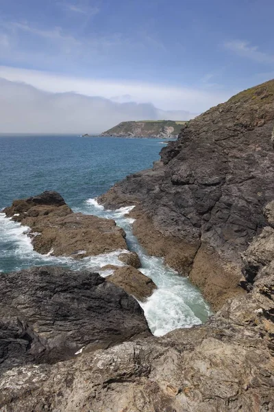 Poldhu bucht, maiswand, england — Stockfoto