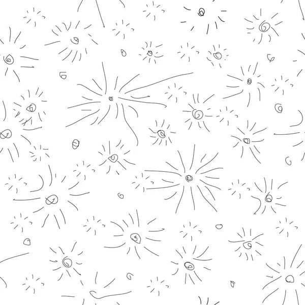 Vektör sorunsuz doku siyah elemanları ile 