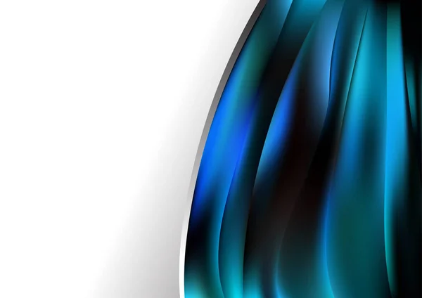Blu Acqua Colorato Sfondo Vettoriale Illustrazione Disegno Bello Elegante Modello — Vettoriale Stock