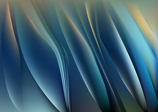 Синій Бірюзовий Футуристичний Фон Векторні Ілюстрації Дизайн Красивий Елегантний Шаблон — стоковий вектор