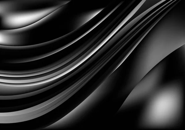 Siyah Tek Renkli Şablon Arkaplan Vektör Llüstrasyon Tasarımı Güzel Şablon — Stok Vektör