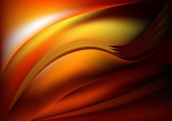 Orange Gelb Glatte Hintergrund Vektor Illustration Design Schön Elegant Vorlage — Stockvektor