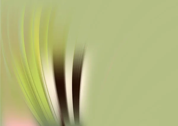 緑のクローズアップフラクタル背景ベクトルイラストデザイン美しいエレガントなテンプレートグラフィックアートイメージ — ストックベクタ