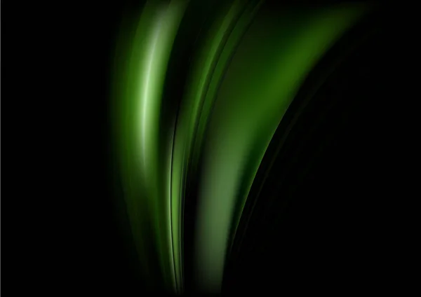 緑の葉の抽象的な背景ベクトルイラストデザイン美しいエレガントなテンプレートグラフィックアートイメージ — ストックベクタ