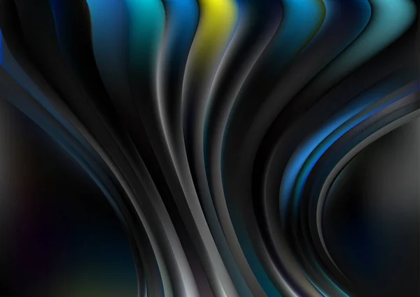 Синя Аква Який Фон Векторні Ілюстрації Дизайн Красивий Елегантний Шаблон — стоковий вектор