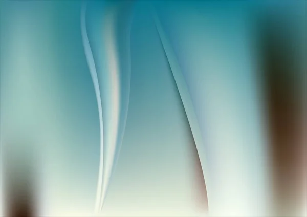 ブルーアクアダイナミック背景ベクトルイラストデザイン美しいエレガントなテンプレートグラフィックアートイメージ — ストックベクタ