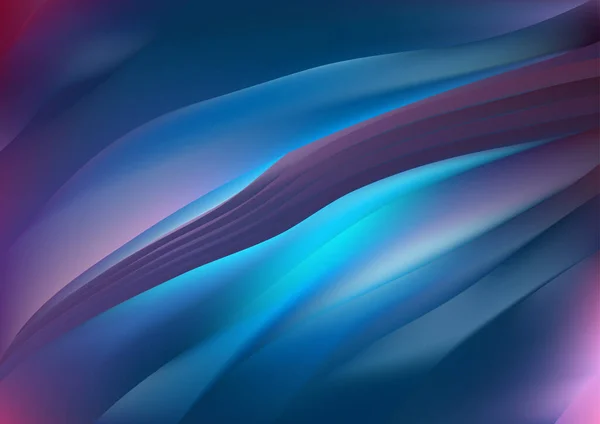 蓝色紫色动态背景矢量图解设计精美典雅的模板图形艺术图像 — 图库矢量图片