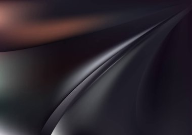 Siyah Çizgi Fraktal Arkaplan Vektör İllüstrasyon Tasarımı Güzel Şablon grafik sanat resmi